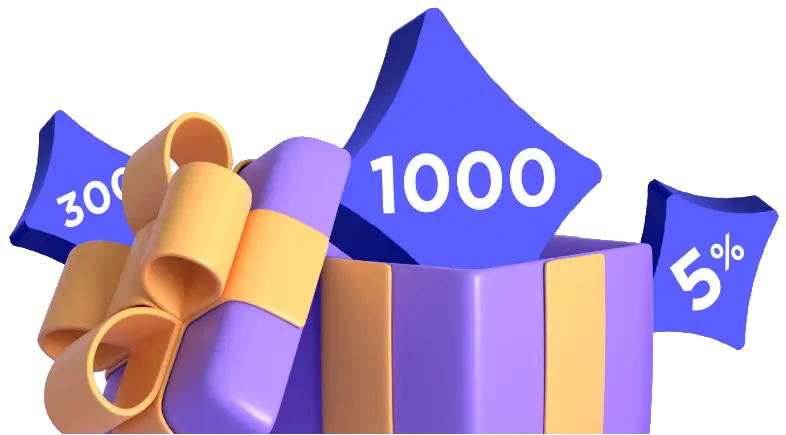 Подарок 1000 бонусов !
