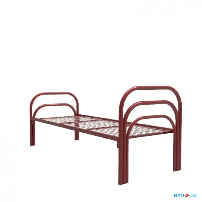 Недорогие металлические кровати со спинками из ЛДСП