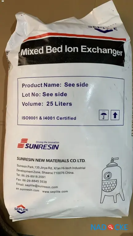 Ионообменная смола SEPLITE MB20, готовая шихта ФСД, меш.25 л