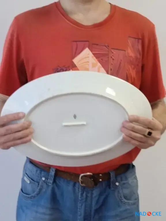 Антикварное фаянсовое блюдо из Германии