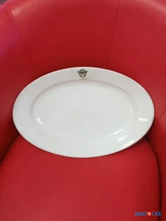 Антикварное фаянсовое блюдо из Германии