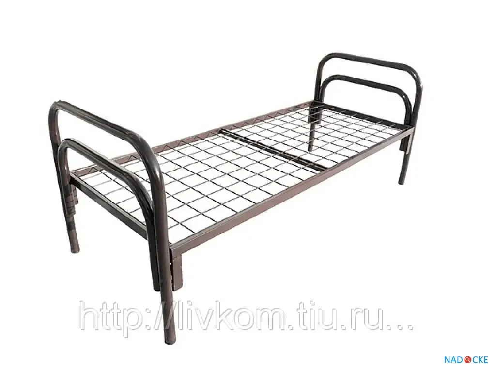 Кровати металлические ГОСТ образца со сварной сеткой